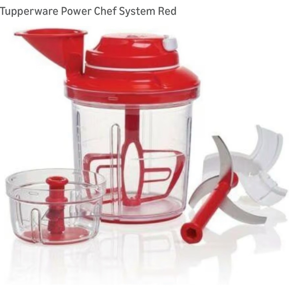 Tupperware Power Chef System - Bold Red